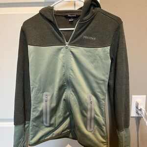 Green Marmot zip up jacket